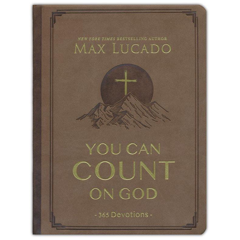You Can Count On God Leather Bound Book