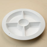 Melamine Divided Dish - Pinstripes