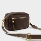 Lottie Crossbody Bag | Bitter Chocolate Suedette