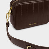 Avery Small Crossbody Bag | Chocolate Eel